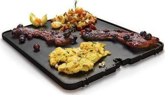 Broil King Baking Plate Double Sided with Cast Iron Flat & Grill Surface 34x26cm