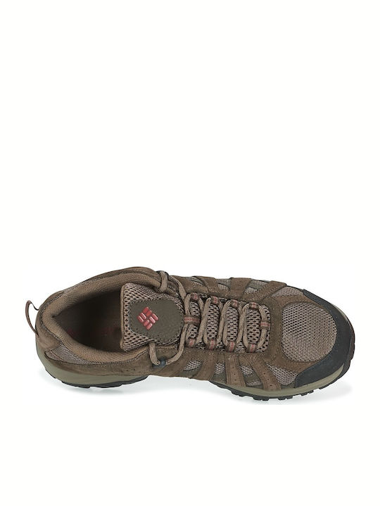 Columbia Canyon Point Waterproof Ανδρικά Ορειβατικά Παπούτσια Αδιάβροχα Καφέ