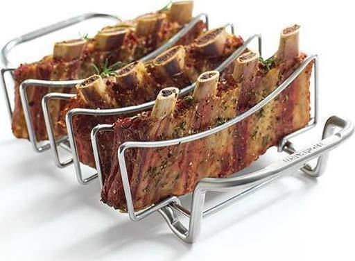 Broil King Rib & Roast Rack Double Inox Grill Rack with Legs Rib & Roast Rack