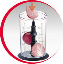 Moulinex Moulinette XXL Πολυκόπτης Multi 500W με Δοχείο 800ml Μπεζ