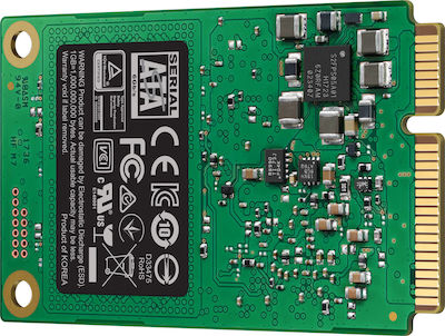 Samsung 860 Evo mSATA SSD 500GB τύπου mSATA με σύνδεση SATA III MZ-M6E500BW