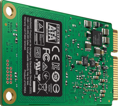 Samsung 860 Evo mSATA SSD 500GB τύπου mSATA με σύνδεση SATA III MZ-M6E500BW