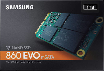 Samsung 860 Evo mSATA SSD 1000ГБ mSATA SATA III MZ-M6E1T0BW