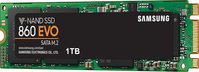 Samsung 860 Evo M.2 SSD 1TB τύπου M.2 με σύνδεση SATA III MZ-N6E1T0BW
