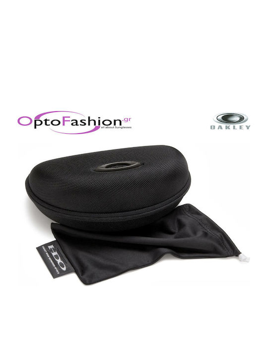 Oakley Radar Ev Pitch Ανδρικά Γυαλιά Ηλίου με Μαύρο Κοκκάλινο Σκελετό και Μωβ Καθρέφτη Φακό