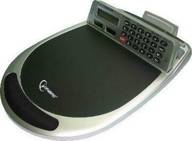 Gembird USB Combo Mouse Pad Medium (322mm) με Στήριξη Καρπού Γκρι MP-UC1