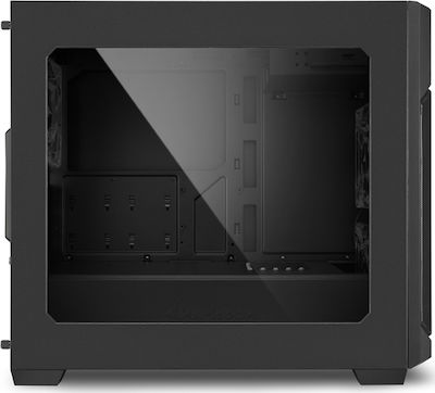 Sharkoon V1000 Window Gaming Midi Tower Κουτί Υπολογιστή Μαύρο