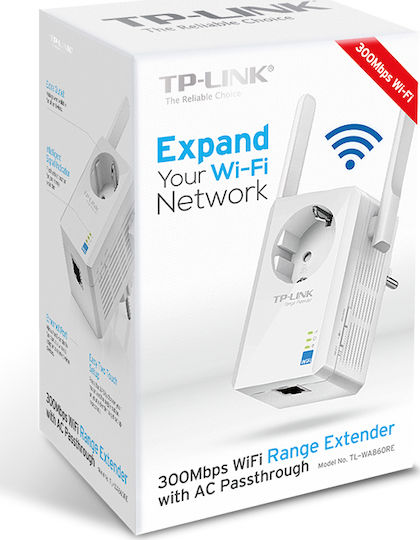 TP-LINK TL-WA860RE v1 WiFi удължител Единична лента (2.4GHz) 300Mbps