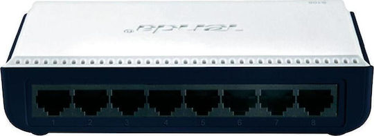Tenda S108 v1 Unmanaged L2 Switch με 8 Θύρες Ethernet