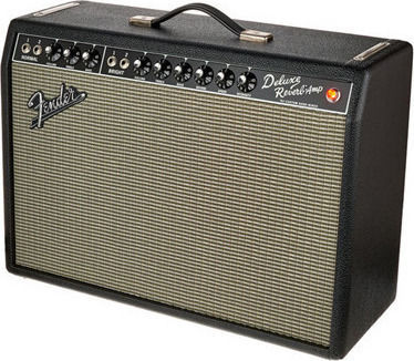 Fender 64 Custom Deluxe Reverb 20W Combo Lampă Amplificator Chitară electrică 1 x 12" 20W Negru