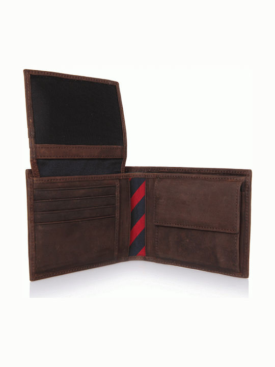 Leather Men's Wallet Classic Brown