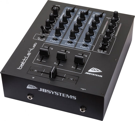 Jb Systems BATTLE4-usb Digital Mischpult 4 Kanäle / 1 XLR-Eingang