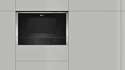 Neff Εντοιχιζόμενος Φούρνος Μικροκυμάτων 21lt Μαύρος