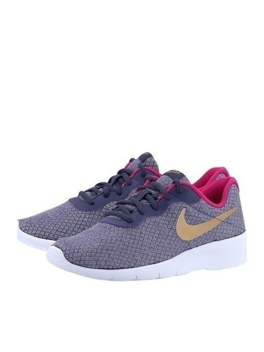 nike tanjun purple gold