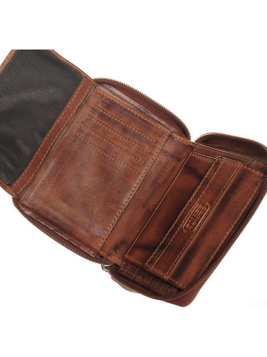 Melbourne Leather Men's Wallet Classic Tabac Brown