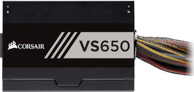 Corsair VS White Series VS650 650W Τροφοδοτικό Υπολογιστή Full Wired 80 Plus Standard