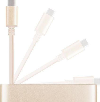 Moshi USB-C / USB-A Docking Station mit HDMI 4K PD Gold (99MO084206)
