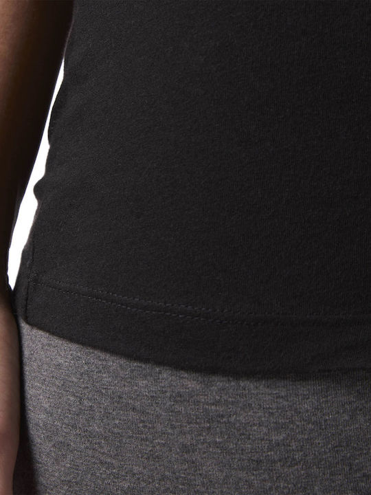 Linear Read Scoop Γυναικείο T-shirt Μαύρο