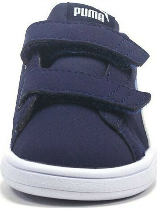 Puma Kids Sneakers Smash V2 Buck V INF with Scratch Navy Blue