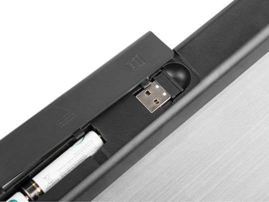 Natec NKL-0968 Fără fir Tastatură cu touchpad Engleză US
