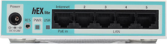 MikroTik hEX lite RB750r2 Router με 5 Θύρες