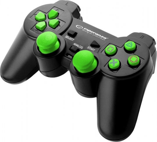 Esperanza Trooper Wired Gamepad for PS3 / PC Black