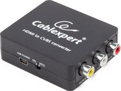 Cablexpert Μετατροπέας HDMI female σε RCA female 1τμχ DSC-HDMI-CVBS-001