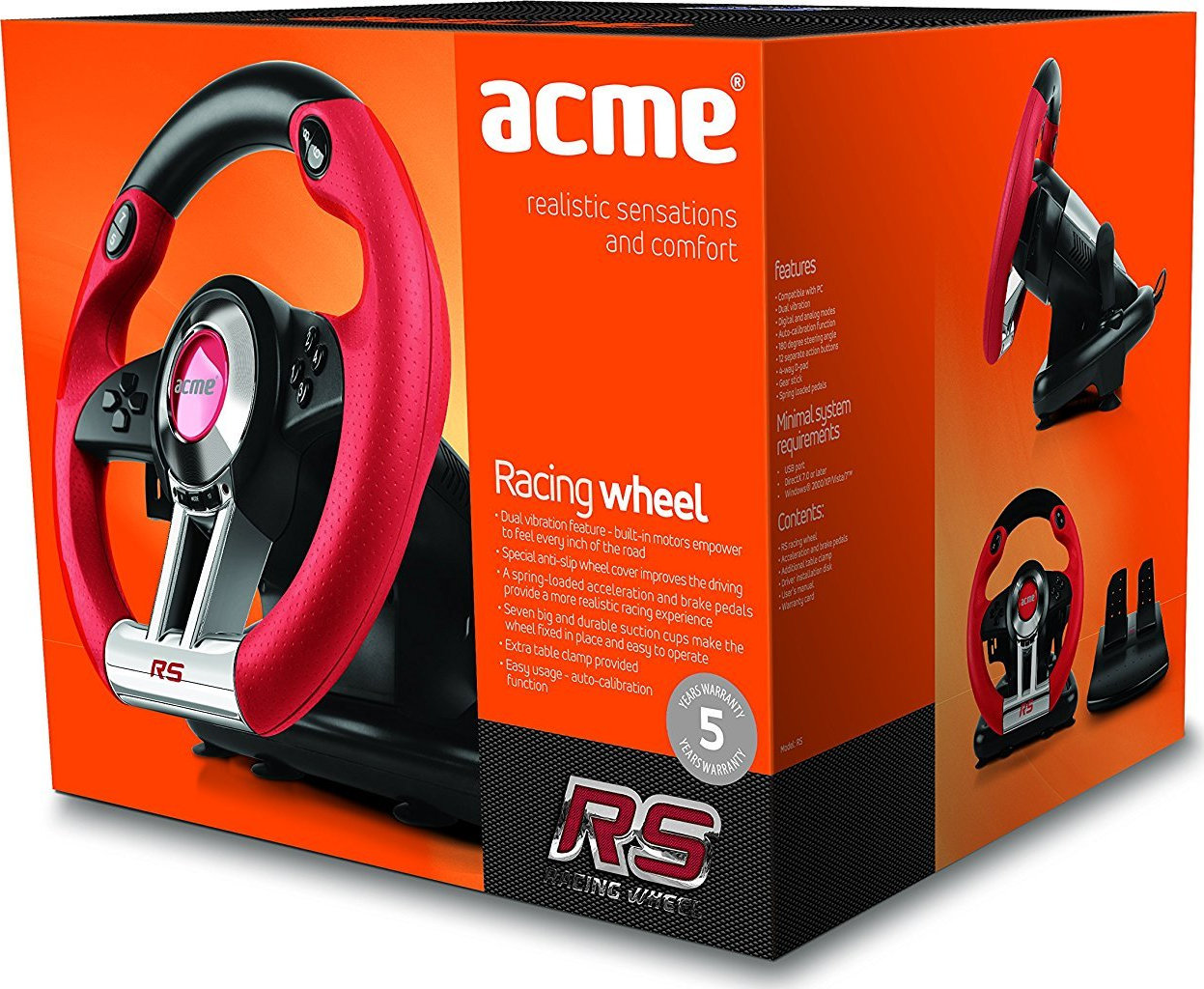 Acme Rs Racing Wheel | Skroutz.gr