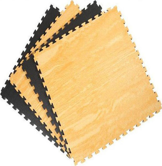 Viking Gymnastikmatten Puzzle Beidseitig Braun/Schwarz 100x100x2.5cm 1Stück