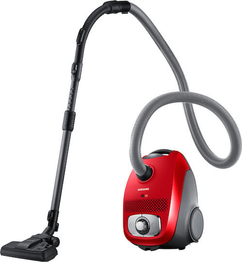 Samsung VCJG05RV Aspirator 550W cu sac 3lt Roșie