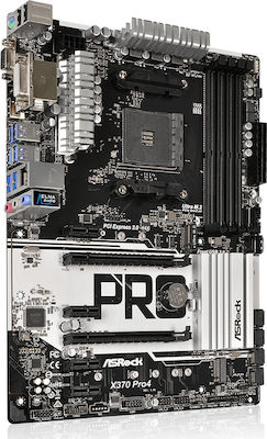 ASRock X370 Pro4 Motherboard ATX με AMD AM4 Socket