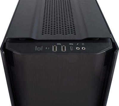 Corsair Obsidian 500D Premium Gaming Midi Tower Κουτί Υπολογιστή με Πλαϊνό Παράθυρο Μαύρο
