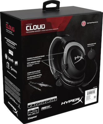 HyperX Cloud Pro Over Ear Gaming Headset with Connection 3.5mm / 2x3.5mm