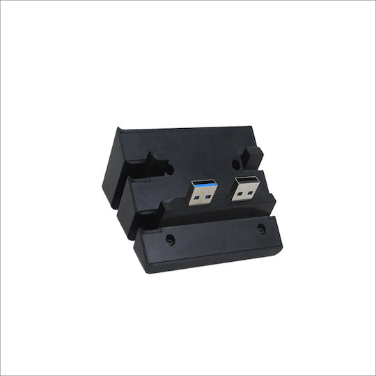 Dobe P4 Pro USB Hub 5 Порта TP4-832 USB Hub за PS4 Черен