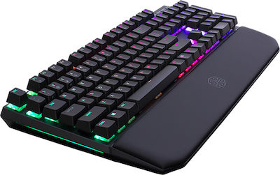 CoolerMaster MasterKeys MK750 Gaming- Mechanische Tastatur Volle Größe mit Cherry MX Braun Schaltern und RGB-Beleuchtung (Englisch US) Schwarz