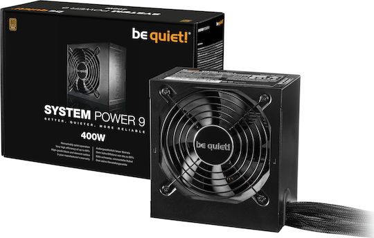 Be Quiet System Power 9 400W Τροφοδοτικό Υπολογιστή Full Wired 80 Plus Bronze