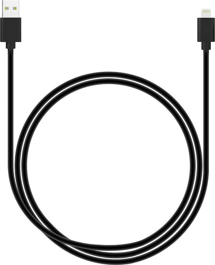 Lamtech USB-A to Lightning Cable Black 1m (LAM444519)