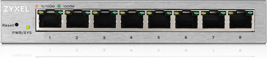 Zyxel GS1200-8 v1 Verwalteter L2 Schalter mit 8 Gigabit (1 Gbps) Ethernet-Ports