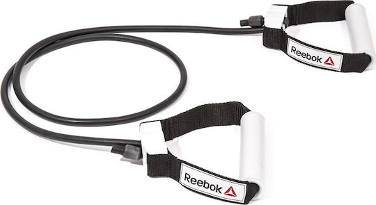 Reebok Widerstandsbänder Gymtube Mäßig mit Griffen Schwarz 0.035m