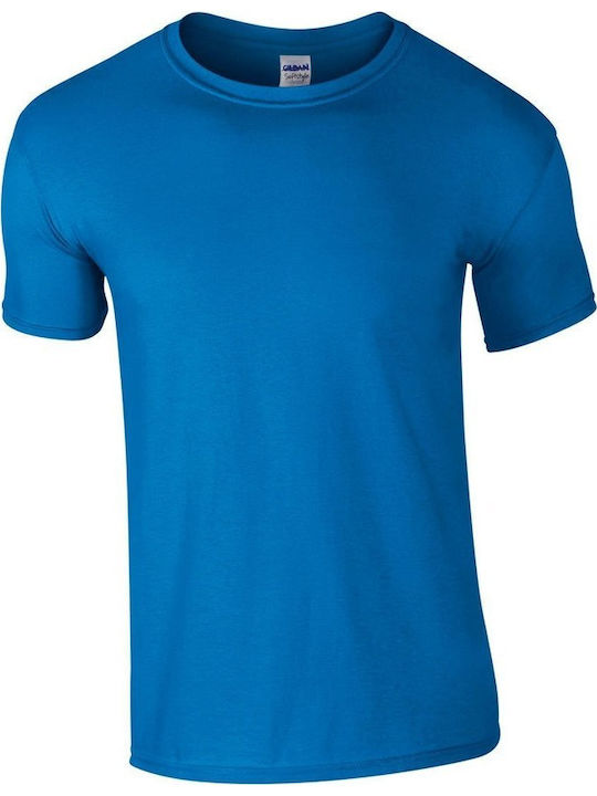 Gildan Softstyle 64000 Men's Short Sleeve Promotional T-Shirt Sapphire 64000-026