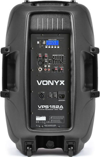Vonyx Караоке Система с Микрофон с Кабел и Светлинни Ефекти VPS152A 178.135 Черен