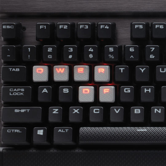Corsair K70 Rapidfire Gaming Tastatur mit Cherry MX Geschwindigkeit Schaltern und Beleuchtete Tasten (Internationales Englisch)