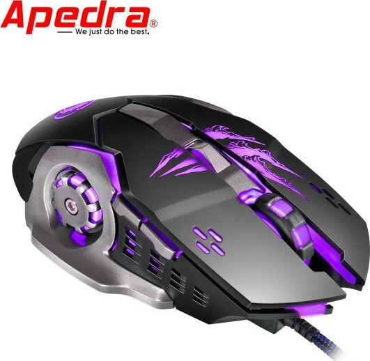 iMice Apedra A8 Gaming Gaming Maus 3200 DPI Schwarz