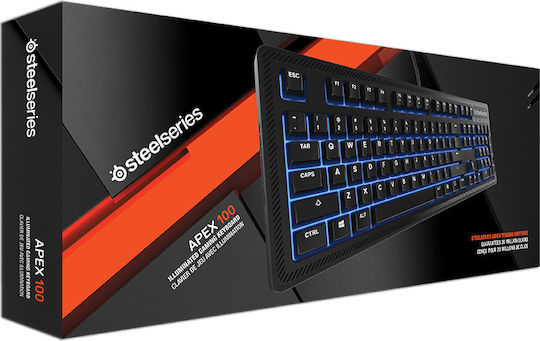 SteelSeries Apex 100 Гейминг Клавиатура (Английски US) Черен
