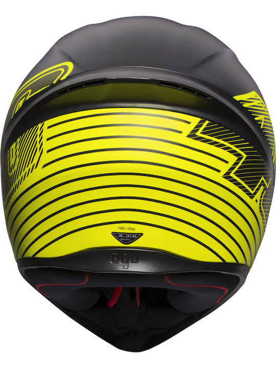 AGV K1 Top Edge 46 Κράνος Μηχανής Full Face 1500gr
