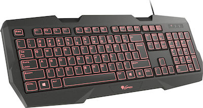 Genesis RX22 Gaming-Tastatur Volle Größe mit beleuchteten Tasten