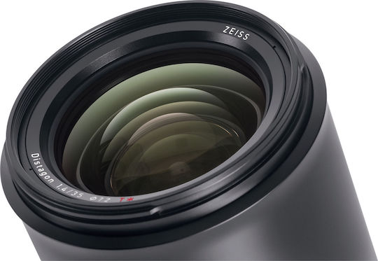 Zeiss Full Frame Camera Lens Milvus 35mm f/1.4 ZE Wide Angle for Canon EF Mount Black