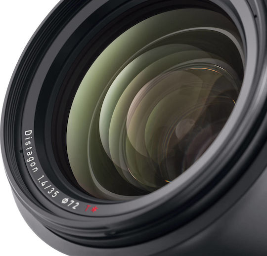 Zeiss Full Frame Camera Lens Milvus 35mm f/1.4 ZE Wide Angle for Canon EF Mount Black