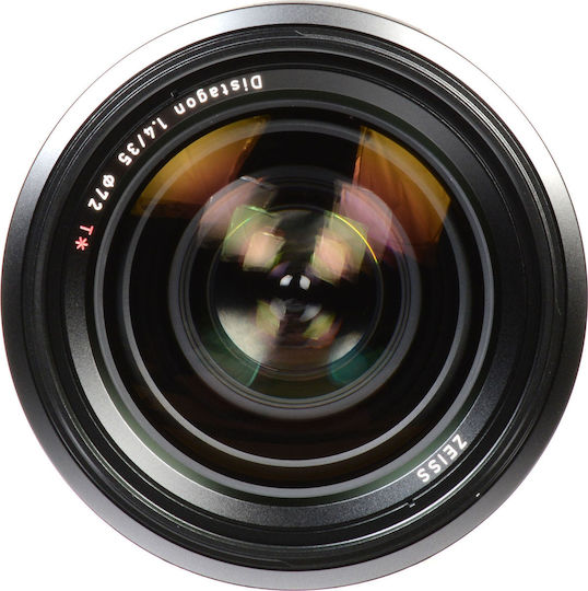 Zeiss Full Frame Camera Lens Milvus 35mm f/1.4 ZE Wide Angle for Canon EF Mount Black