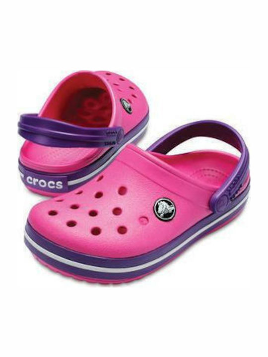 Crocband Children's Anatomical Beach Shoes Fuchsia